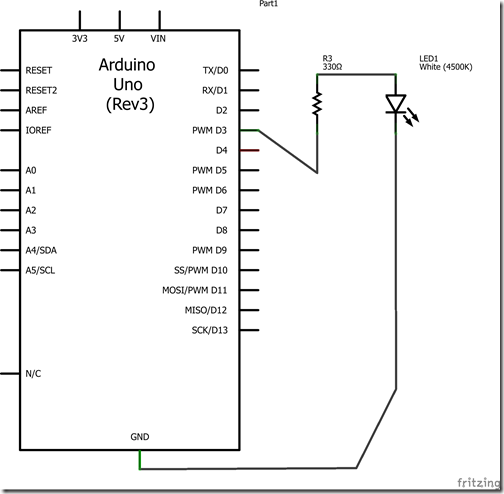 Arduino-LED Standard - Schematic
